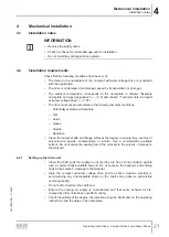 Preview for 21 page of SEW-Eurodrive DCA63/DBC00 Series Operating Instructions Manual