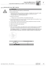 Предварительный просмотр 43 страницы SEW-Eurodrive DIB Series Operating Instruction