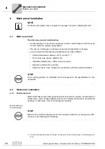 Предварительный просмотр 14 страницы SEW-Eurodrive DRE 315 Operating Instructions Manual