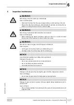 Предварительный просмотр 107 страницы SEW-Eurodrive F 157 Series Assembly And Operating Instructions Manual