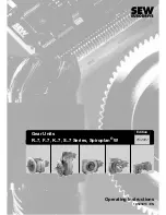 Preview for 1 page of SEW-Eurodrive F 27 Series Operating Instructions Manual