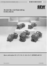 SEW-Eurodrive F..7 Series Assembly And Operating Instructions Manual preview