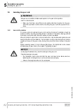 Предварительный просмотр 42 страницы SEW-Eurodrive M1 N Series Assembly And Operating Instructions Manual