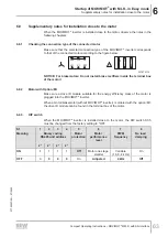 Предварительный просмотр 63 страницы SEW-Eurodrive MM 03D-233-00 Compact Operating Instructions