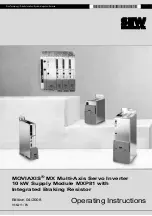 Preview for 1 page of SEW-Eurodrive MOVAXIS MX Series Operating Instructions Manual