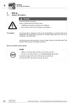 Preview for 20 page of SEW-Eurodrive MOVAXIS MX Series Operating Instructions Manual