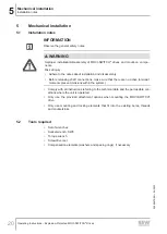 Preview for 20 page of SEW-Eurodrive MOVI-SWITCH 1E Operating Instructions Manual