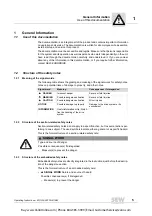 Предварительный просмотр 5 страницы SEW-Eurodrive MOVI-SWITCH 1EM Series Operating Instructions Manual