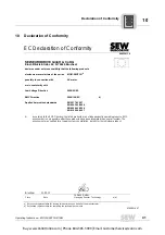 Предварительный просмотр 41 страницы SEW-Eurodrive MOVI-SWITCH 1EM Series Operating Instructions Manual