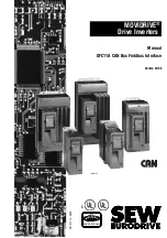 SEW-Eurodrive MOVIDRIVE DFC11A Manual preview