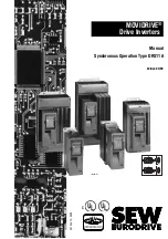 Preview for 1 page of SEW-Eurodrive MOVIDRIVE DRS11A Manual