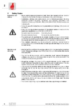 Preview for 8 page of SEW-Eurodrive MOVIDRIVE MD*60A Series Operating Instructions Manual