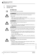 Предварительный просмотр 30 страницы SEW-Eurodrive Movigear Performance MGF**-DFC-C Series Operating Instructions Manual