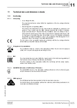 Предварительный просмотр 305 страницы SEW-Eurodrive Movigear Performance MGF**-DFC-C Series Operating Instructions Manual