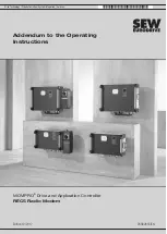 SEW-Eurodrive Movipro MPCI-DCMA-82-MMCX Addendum To The Operating Instructions preview