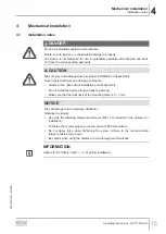 Предварительный просмотр 15 страницы SEW-Eurodrive OPT11D-150-0 Operating Instructions Manual