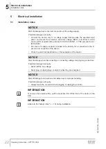 Предварительный просмотр 22 страницы SEW-Eurodrive OPT11D-150-0 Operating Instructions Manual