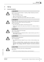 Предварительный просмотр 33 страницы SEW-Eurodrive PSH CM2H Series Operating Instructions Manual