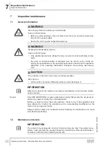 Предварительный просмотр 36 страницы SEW-Eurodrive PSH CM2H Series Operating Instructions Manual