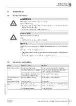 Предварительный просмотр 61 страницы SEW-Eurodrive PSH CM2H Series Operating Instructions Manual