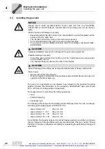 Preview for 21 page of SEW-Eurodrive R17 DRS71S4 Assembly And Operating Instructions Manual