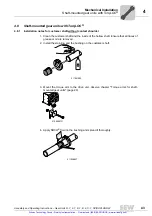 Preview for 44 page of SEW-Eurodrive R17 DRS71S4 Assembly And Operating Instructions Manual