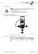 Preview for 55 page of SEW movigear sni-b Operating Instructions Manual