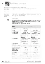 Preview for 158 page of SEW movigear sni-b Operating Instructions Manual