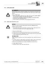 Preview for 185 page of SEW movigear sni-b Operating Instructions Manual