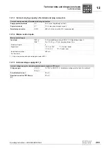 Preview for 203 page of SEW movigear sni-b Operating Instructions Manual