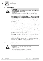 Preview for 10 page of SEW MOVITRAC LTE-B series Operating Instructions Manual