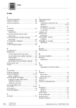 Preview for 74 page of SEW MOVITRAC LTE-B series Operating Instructions Manual