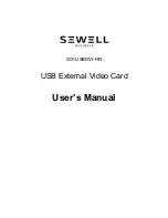 Предварительный просмотр 1 страницы Sewell SW-USBDVI-HR User Manual