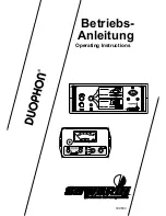 Preview for 1 page of sewerin Duophon Operating Instructions Manual