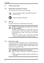 Preview for 92 page of sewerin EX-Tec HS 610 Operating Instructions Manual