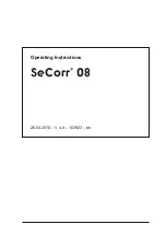 Preview for 5 page of sewerin SeCorr 08 Operating Instructions Manual