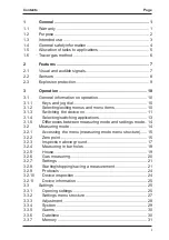 Preview for 5 page of sewerin VARIOTEC 460 Tracergas Operating Instructions Manual