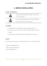 Preview for 3 page of Sewha SI 410 User Manual