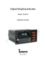 Preview for 1 page of Sewha SI 4410 Operation Manual