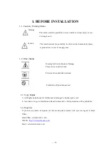 Preview for 4 page of Sewha SI 4410 Operation Manual