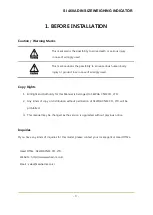 Предварительный просмотр 3 страницы Sewhacnm SI 460A User Manual