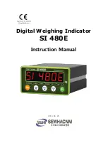 Предварительный просмотр 1 страницы Sewhacnm SI 480E Instruction Manual