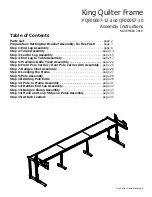 SewingMachinesPlus QF00007-10 Assembly Instructions Manual предпросмотр