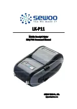 Preview for 1 page of SEWOO LK-P SERIES Command Manual