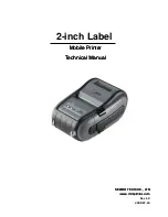 Предварительный просмотр 1 страницы SEWOO LK-P20 Technical Manual