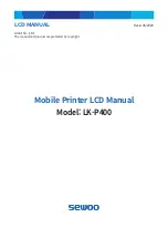 Preview for 1 page of SEWOO LK-P400 Manual