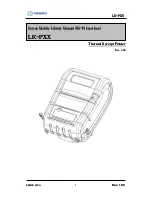 SEWOO LK-PXX User Manual preview