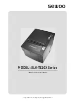 Preview for 2 page of SEWOO SLK-TE20 Series User Manual