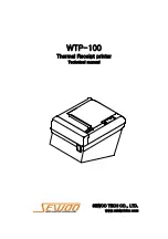 Preview for 1 page of SEWOO WTP-100 Technical Manual