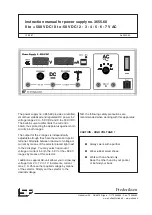 Preview for 1 page of SF 3655.60 Instruction Manual